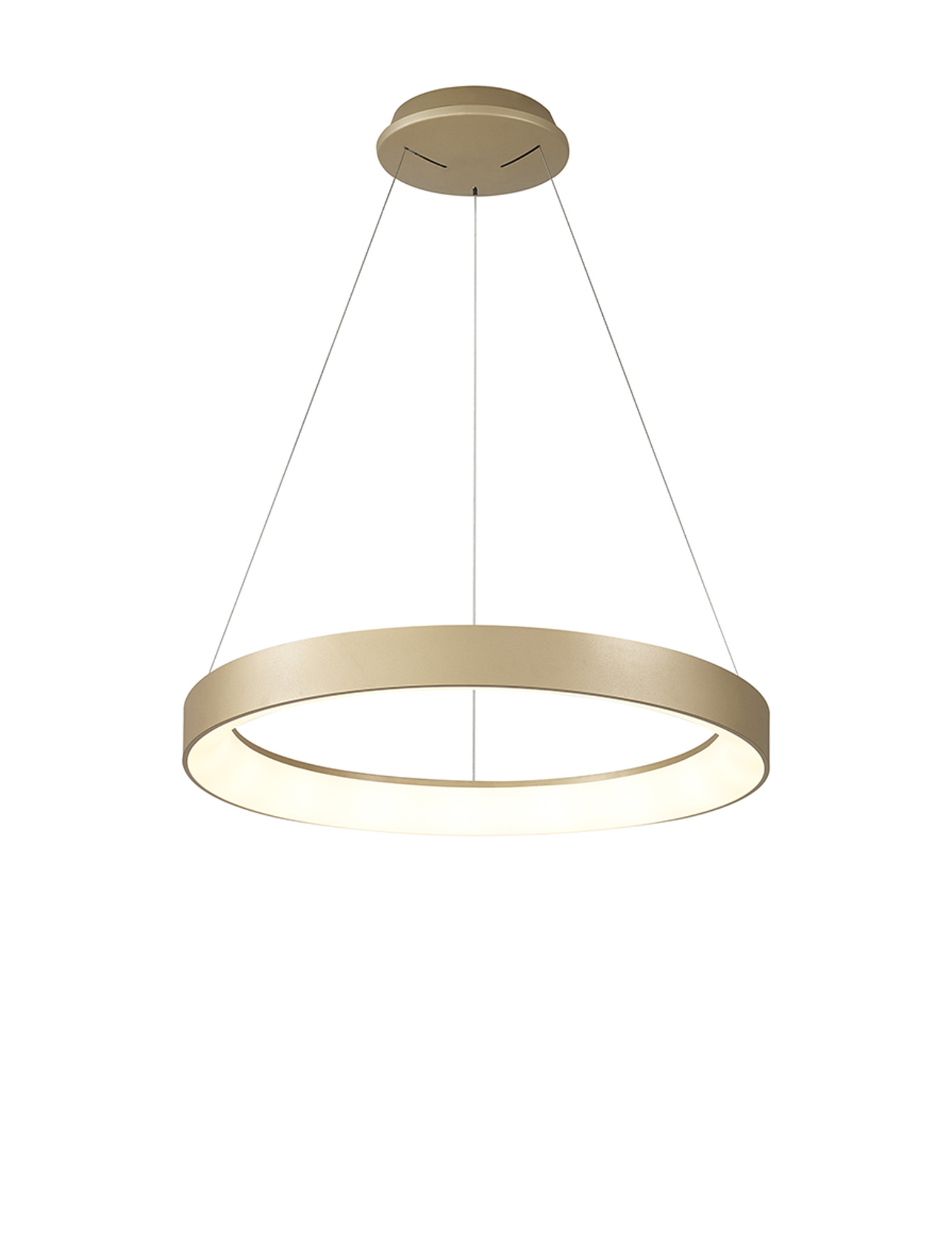 Niseko II Gold Ceiling Lights Mantra Ring Pendants